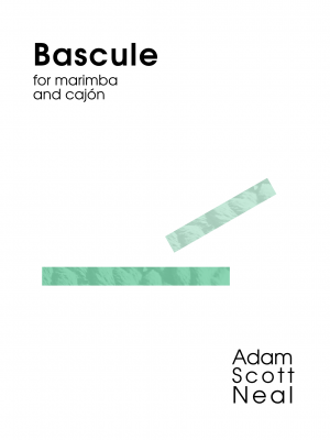 Bascule for marimba and cajón (PDF sheet music)