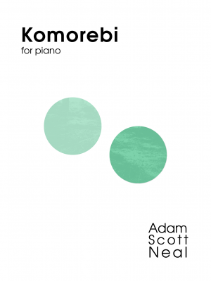 Komorebi for piano (PDF sheet music)