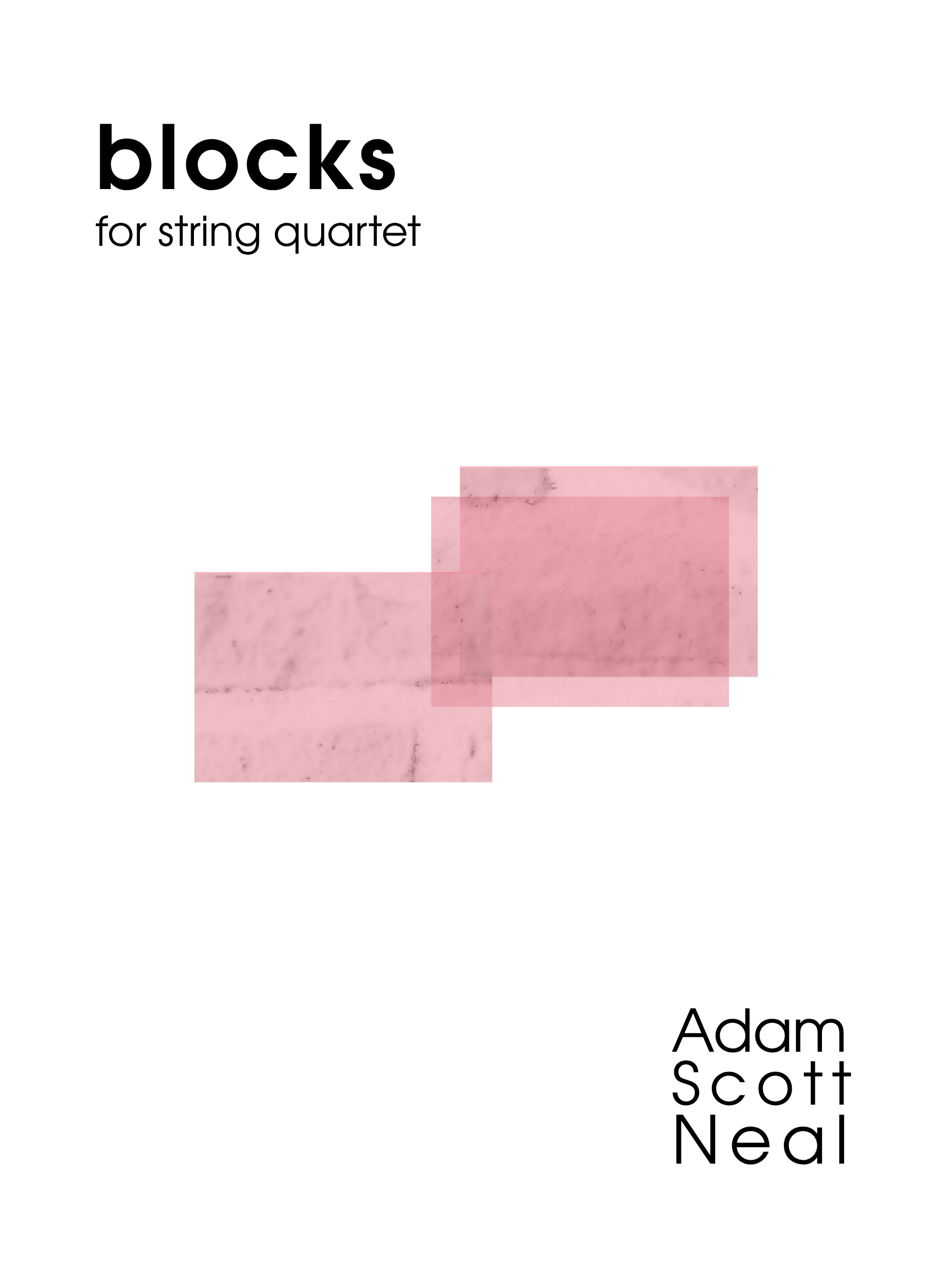 blocks for String Quartet (PDF Sheet Music)