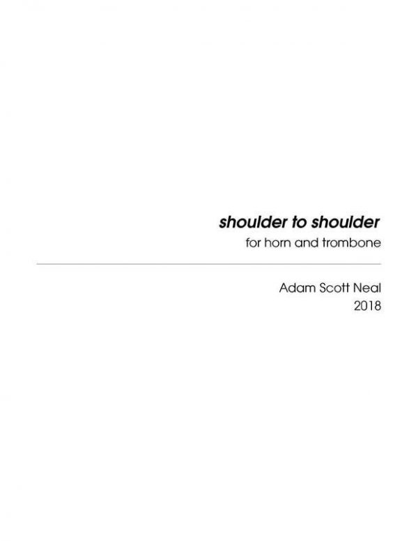 shoulder to shoulder cover